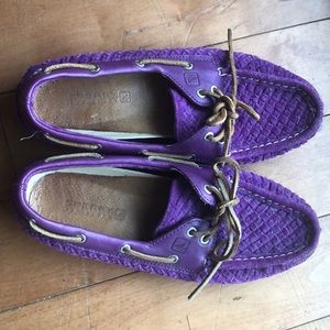 Purple Sperrys